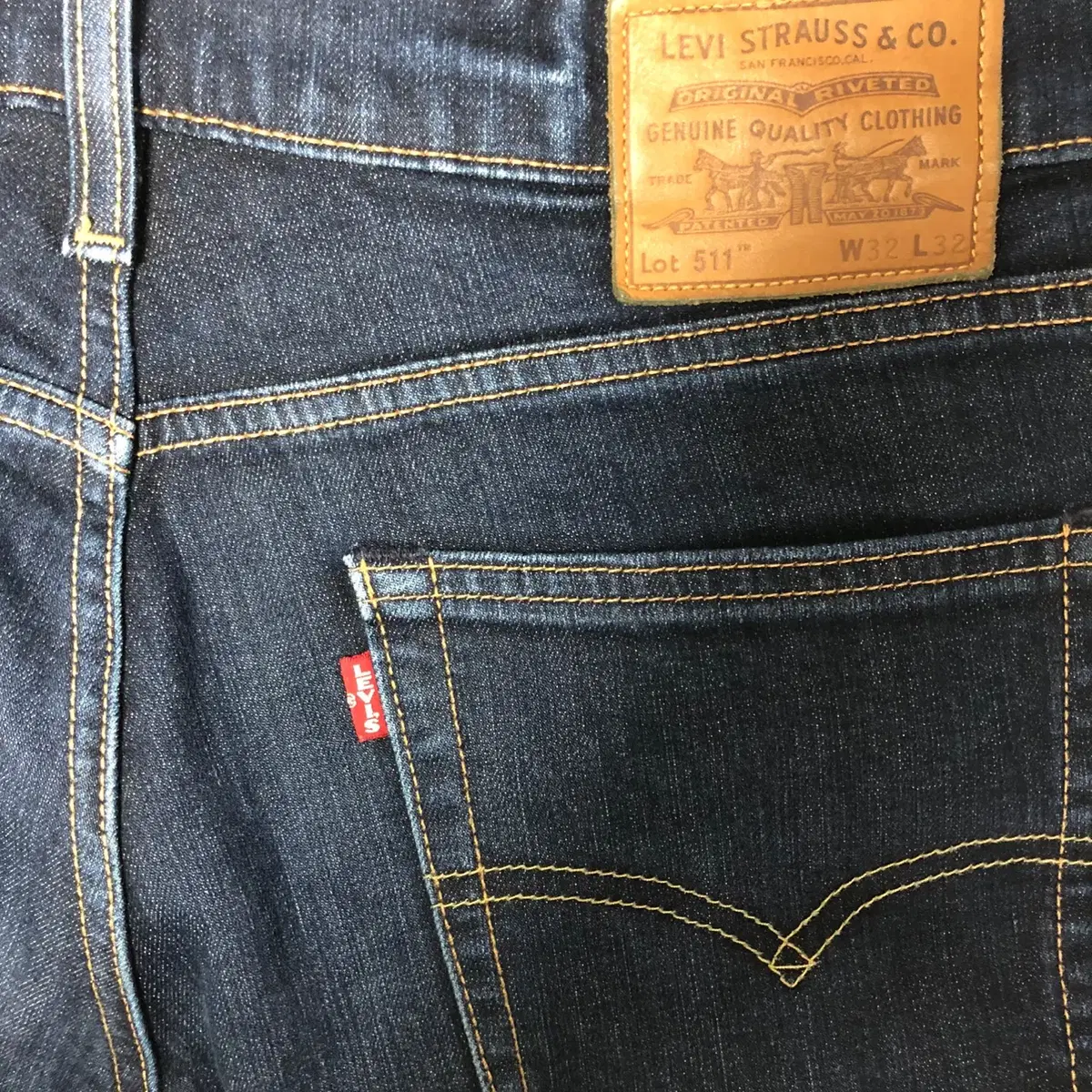 Levi's 511 프리미엄 BIG E 슬림핏 데님 팬츠 (W32)